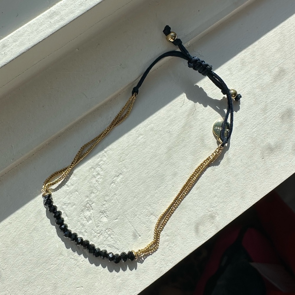 Stella & Dot Gold Beaded Bracelet